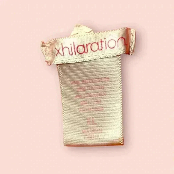 Xhilaration Stretch Zipper Back High Waist Bold Coral Bodycon Mini Skirt - Picture 4 of 7